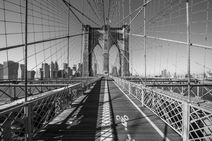Black and white photography in New York City