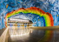 Stadion subway station Stockholm by Jakob Dahlin
